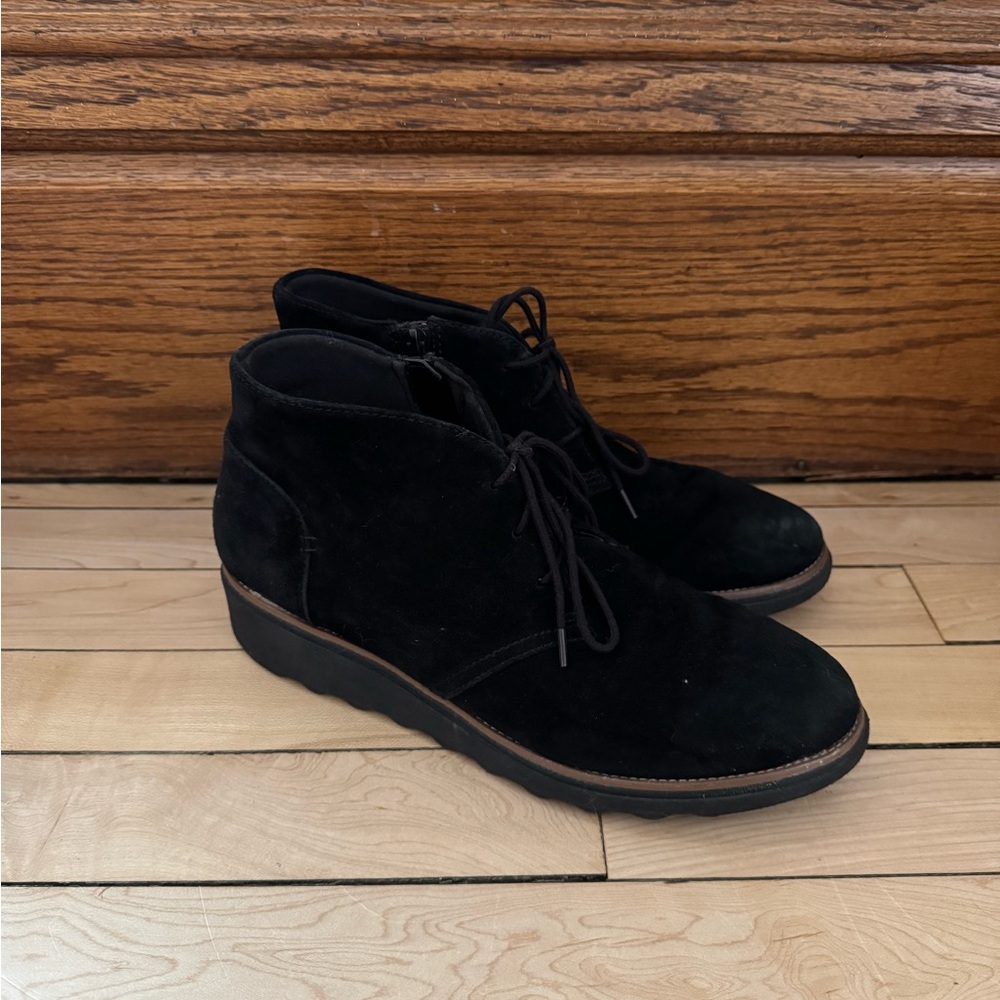 Women’s Black Suede Ankle Boots